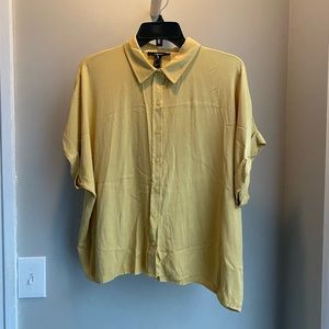 Yellow Button Down Blouse